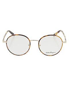 Salvatore Ferragamo 49 mm Vintage Tortoise Eyeglass Frames
