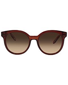 Salvatore Ferragamo 53 mm Brown Crystal Sunglasses