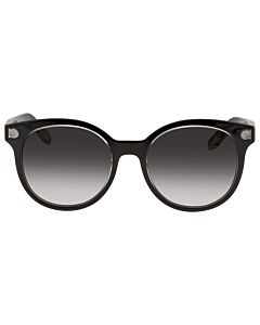 Salvatore Ferragamo 53 mm Crystal Black/Green Sunglasses