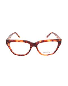 Salvatore Ferragamo 53 mm Tortoise Eyeglass Frames