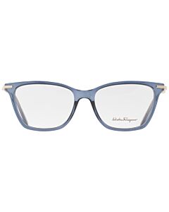 Salvatore Ferragamo 54 mm Crystal Blue Eyeglass Frames
