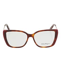 Salvatore Ferragamo 54 mm Havana/Cherry Eyeglass Frames