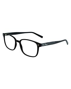 Salvatore Ferragamo 54 mm Transparent Grey Marble Eyeglass Frames