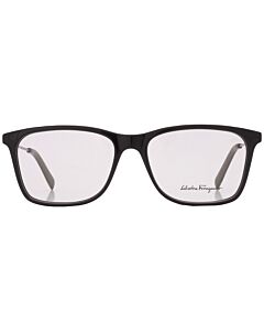 Salvatore Ferragamo 55 mm Black/Matte Ruthenium Eyeglass Frames