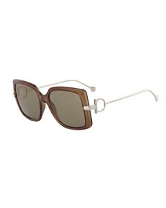Salvatore Ferragamo 55 mm Brown Sunglasses