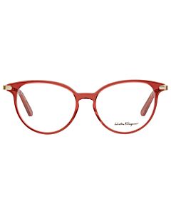 Salvatore Ferragamo 55 mm Burgundy Eyeglass Frames