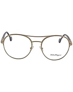 Salvatore Ferragamo 55 mm Gold/Black Eyeglass Frames