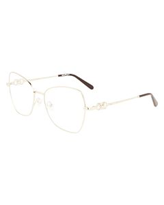 Salvatore Ferragamo 55 mm Shiny Gold Eyeglass Frames