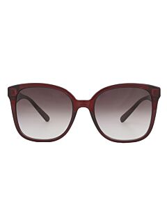 Salvatore Ferragamo 56 mm Crystal Bugundy Sunglasses