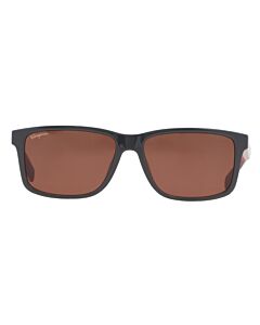 Salvatore Ferragamo 57 mm Dark Grey/Red Sunglasses