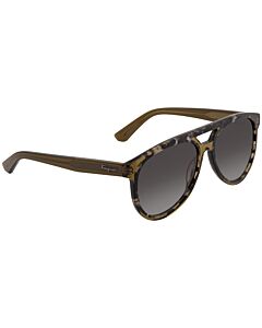 Salvatore Ferragamo 57 mm Grey Havana, Grey Sunglasses