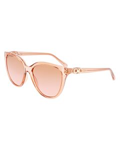 Salvatore Ferragamo 57 mm PinkTransparent Sunglasses