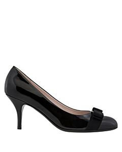 Salvatore Ferragamo Ladies Vara Bow Pump Shoe in Black