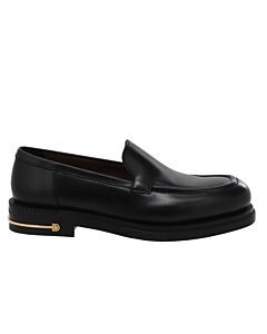 Salvatore Ferragamo Men's Black Gancini Loafers