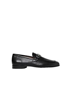 Salvatore Ferragamo Men's Black Giove Gancini Ornament Loafers