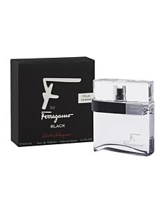 Salvatore Ferragamo Men's "F" Pour Homme Black EDT Spray 3.4 oz Fragrances 8032529118050