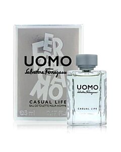 Salvatore Ferragamo Men's Uomo Casual Life EDT Spray 0.17 oz Fragrances 8052086373099