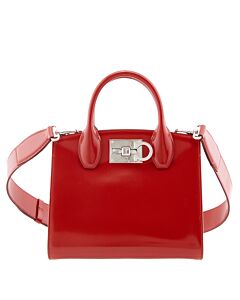 Salvatore Ferragamo Red Top Handle Bag