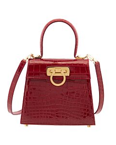 Ferragamo Red Top Handle Bag