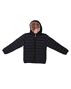 Save The Duck Girls Black Lily Down Puffer Hooded Jacket