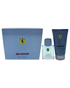 Scuderia Ferrari Light Essence by Ferrari for Men - 2 Pc Gift Set 2.5oz EDT Spray, 5.0oz Hair and Body Wash