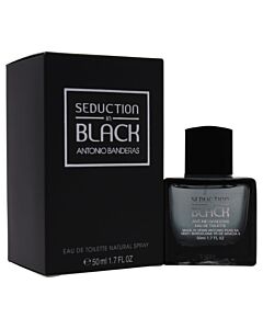 Seduction In Black by Antonio Banderas for Men - 1.7 oz EDT Spray