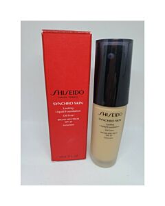Shiseido / Synchro Skin SPF 20 Lasting Liquid Foundation (4) Golden 1.0 oz