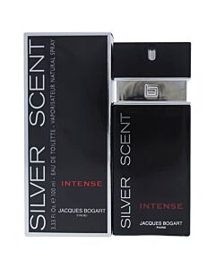 Silver Scent Intense by Jacques Bogart for Men - 3.33 oz EDT Spray