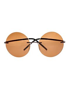 Simplify Christian 54 mm Brown Sunglasses