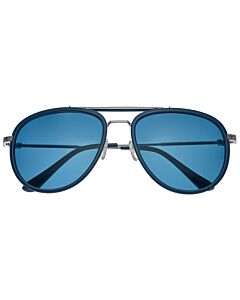 Simplify Maestro 56 mm Silver Tone Sunglasses