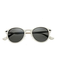 Simplify Reynolds 52 mm White Sunglasses