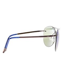 Simplify Sullivan 58 mm Brown Sunglasses