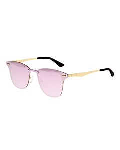 Sixty One Infinity 53 mm Gold Sunglasses