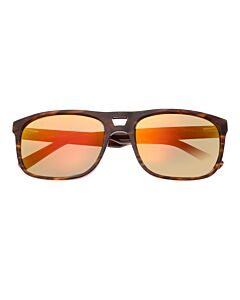 Sixty One Morea 57 mm Brown Sunglasses