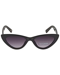 Skechers 51 mm Shiny Black Sunglasses