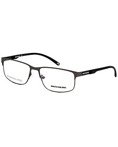 Skechers 53 mm Gunmetal Eyeglass Frames