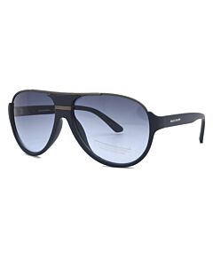 Skechers 58 mm Shiny Blue Sunglasses