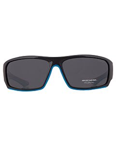Skechers 64 mm Matte Black Sunglasses