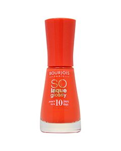 So Laque Glossy -# 02 Prepphibiscus by Bourjois for Women - 0.3 oz Nail Polish