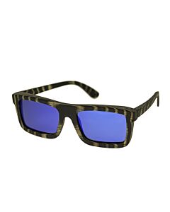Spectrum Ward 53 mm Black Stripe Sunglasses