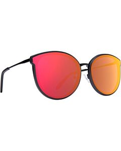 Spy COLADA 63 mm Matte Trans Gray Gloss Black Sunglasses