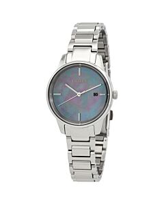 Women's Stainless Steel Mother of Pearl blue Dial Watch