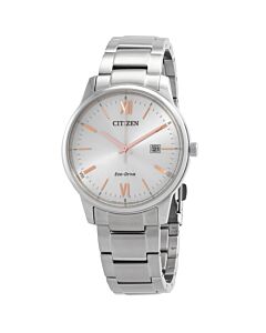 Stainless Steel Silver Dial Watch