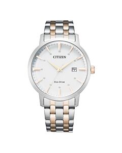 Stainless Steel White Dial Watch