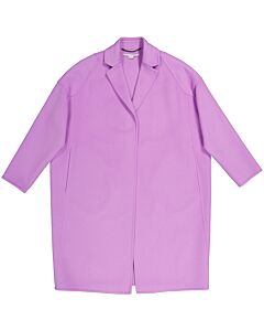 Stella McCartney Ladies Purple Oversize Single-Breasted Coat