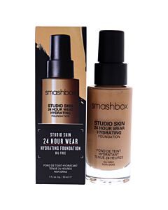 Studio Skin 24 Hour Wear Hydrating Foundation - 2.4 Light-Medium With Warm-Peachy Undertone by Smashbox for Women - 1.0 oz Foundation