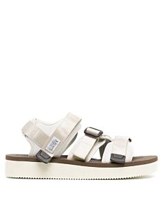 Suicoke Ivory X Brown Kisee-Po Sandals, Size