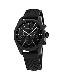 Summit 2+ Chronograph Rubber Black Dial Watch