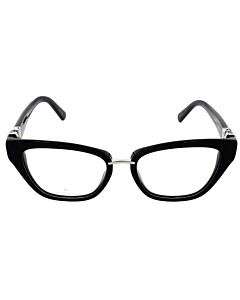 Swarovski 50 mm Black Eyeglass Frames