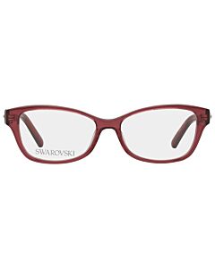 Swarovski 53 mm Shiny Bordeaux Eyeglass Frames